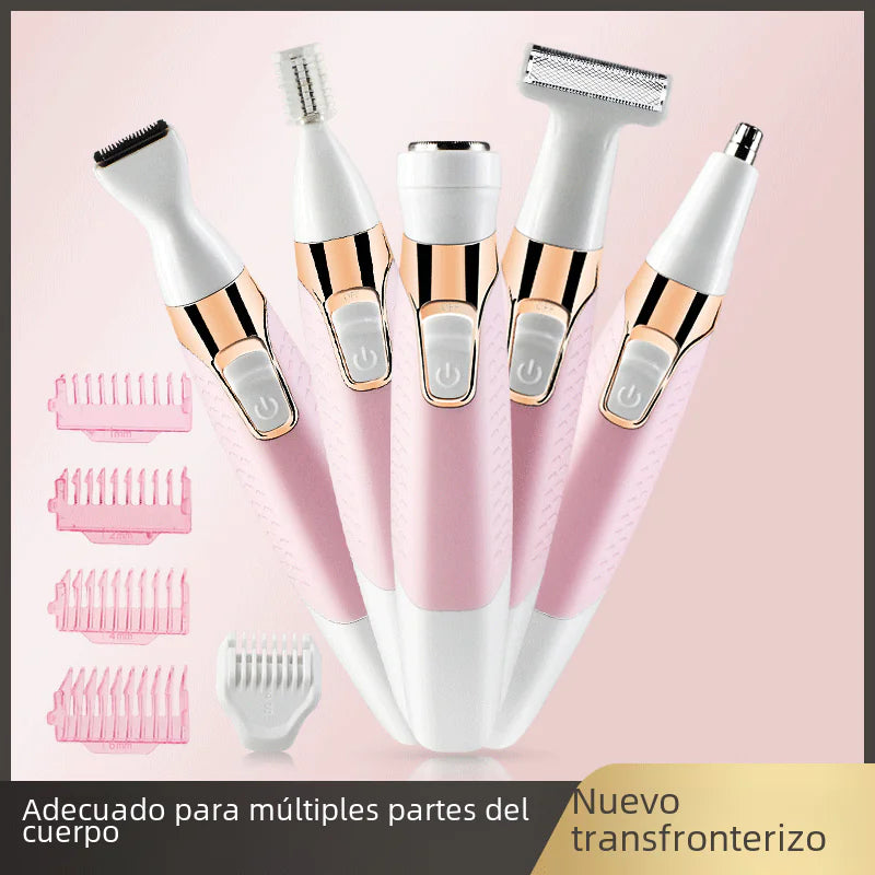 5-in-1 Rechargeable Hair Removal Device for Women